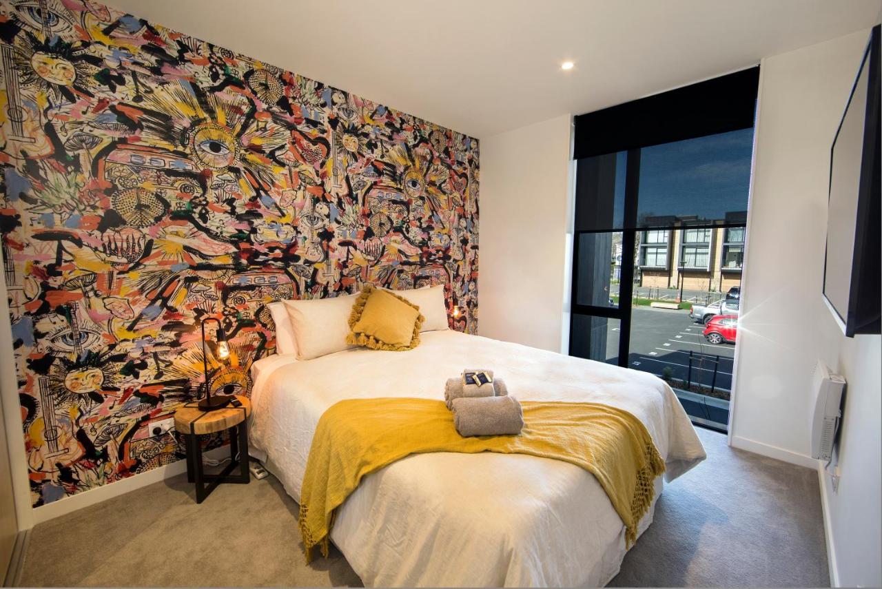 Funk In The City - Luxury Laneway Apartment With Single Garage Christchurch Ngoại thất bức ảnh