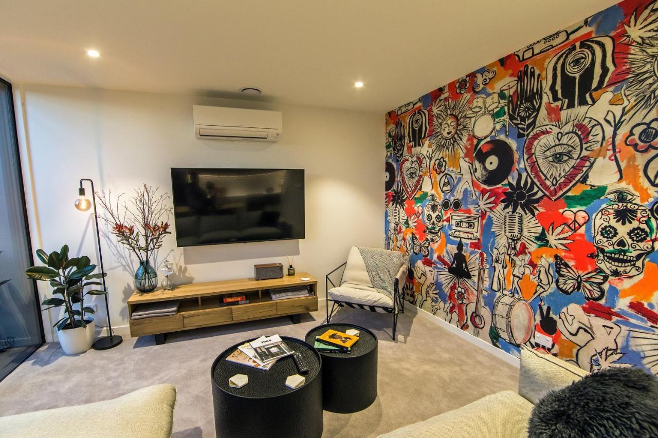 Funk In The City - Luxury Laneway Apartment With Single Garage Christchurch Ngoại thất bức ảnh