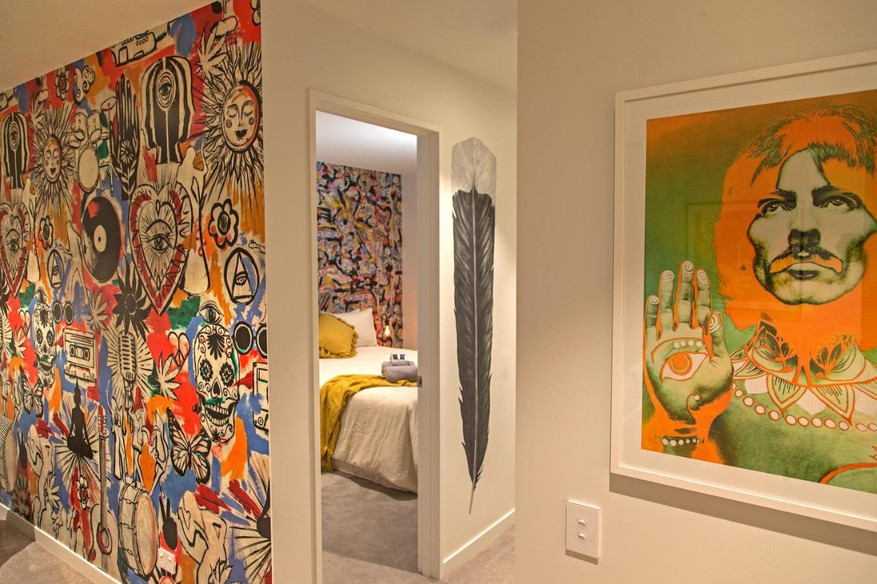 Funk In The City - Luxury Laneway Apartment With Single Garage Christchurch Ngoại thất bức ảnh